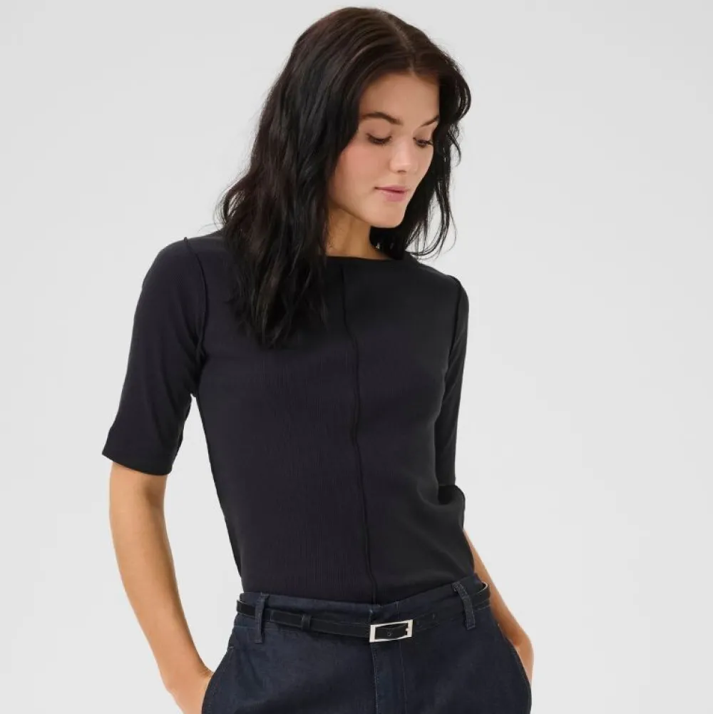 My Essential Wardrobe Mandy Blouse Black^Dame Overdele