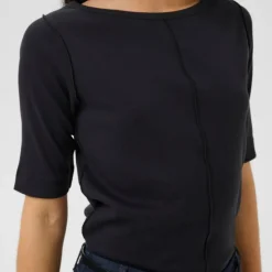 My Essential Wardrobe Mandy Blouse Black^Dame Overdele