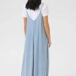 My Essential Wardrobe Nelly Strap Dress Light Blue Wash^Dame Overdele