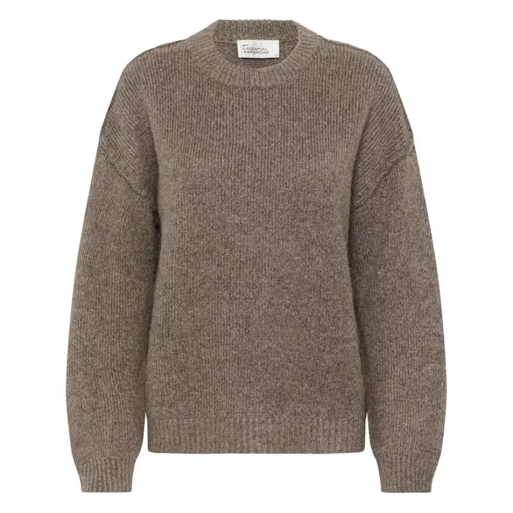 My Essential Wardrobe PalomaMW Knit Pullover Brown Melange^Dame Overdele