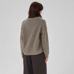 My Essential Wardrobe PalomaMW Knit Pullover Brown Melange^Dame Overdele