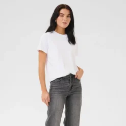 My Essential Wardrobe Seattle Tee Bright White^Dame Overdele