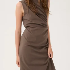 My Essential Wardrobe Sora Dress Major Brown^Dame Overdele