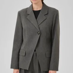 My Essential Wardrobe SpaceMW Blazer Dark Shadow^Dame Overdele