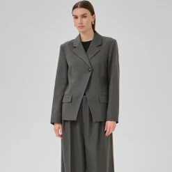 My Essential Wardrobe SpaceMW Blazer Dark Shadow^Dame Overdele