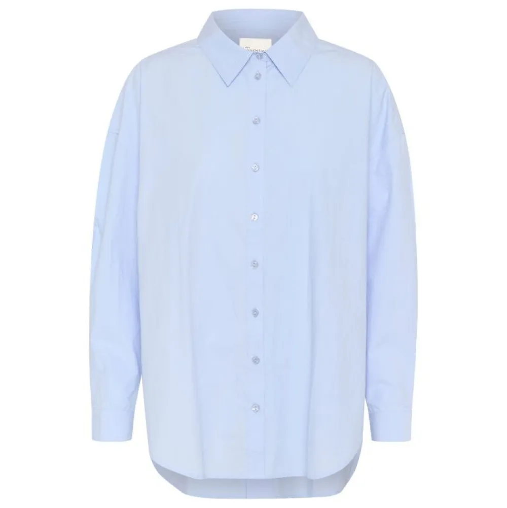 My Essential Wardrobe Sunna Boxy Shirt Kentucky Blue^Dame Overdele