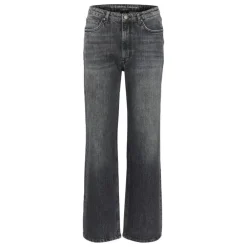My Essential Wardrobe The Louis High Wide Jeans Dark Grey Retro Wash^Dame Underdele