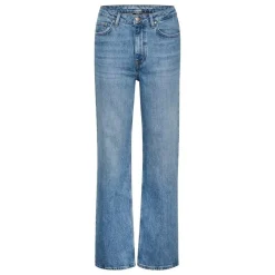 My Essential Wardrobe The Louis High Wide Jeans Medium Blue^Dame Underdele