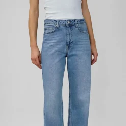 My Essential Wardrobe The Louis High Wide Jeans Medium Blue^Dame Underdele