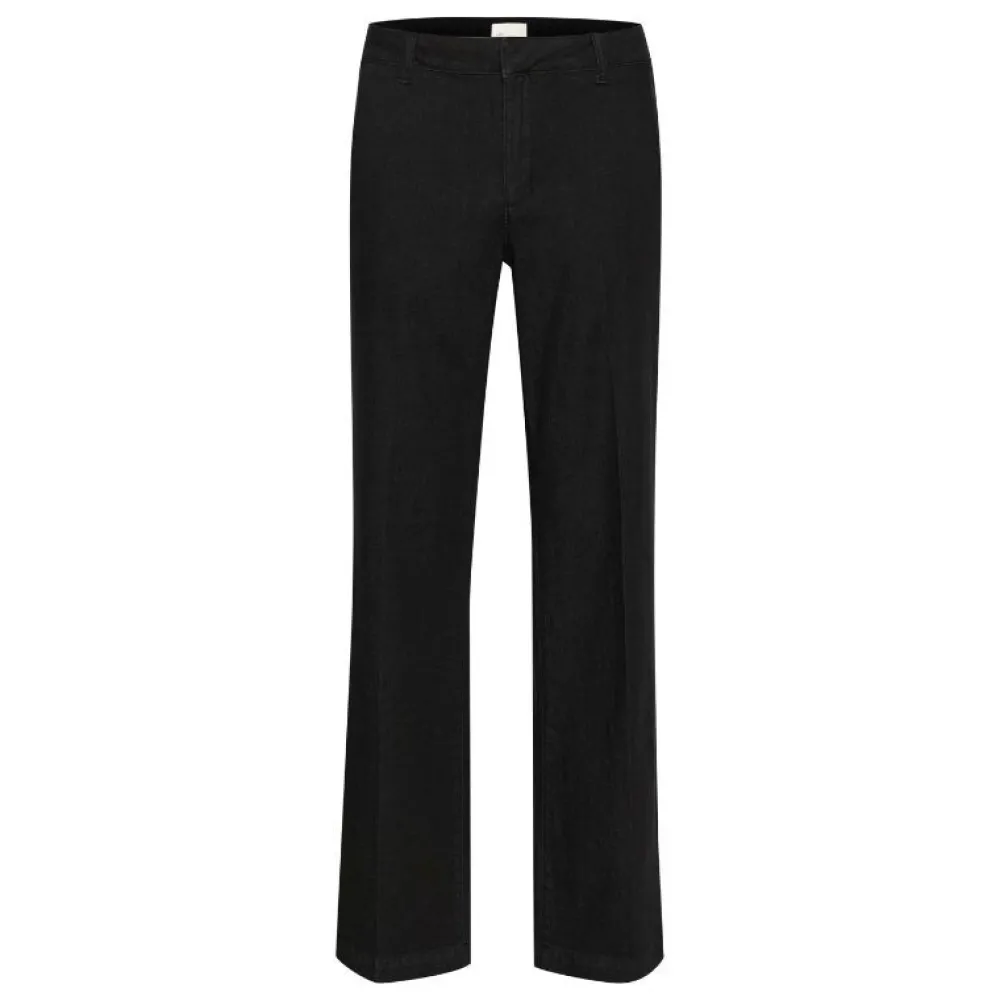 My Essential Wardrobe The Lara Pants Black Wash^Dame Underdele