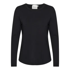 My Essential Wardrobe The Modal Blouse Black^Dame Overdele