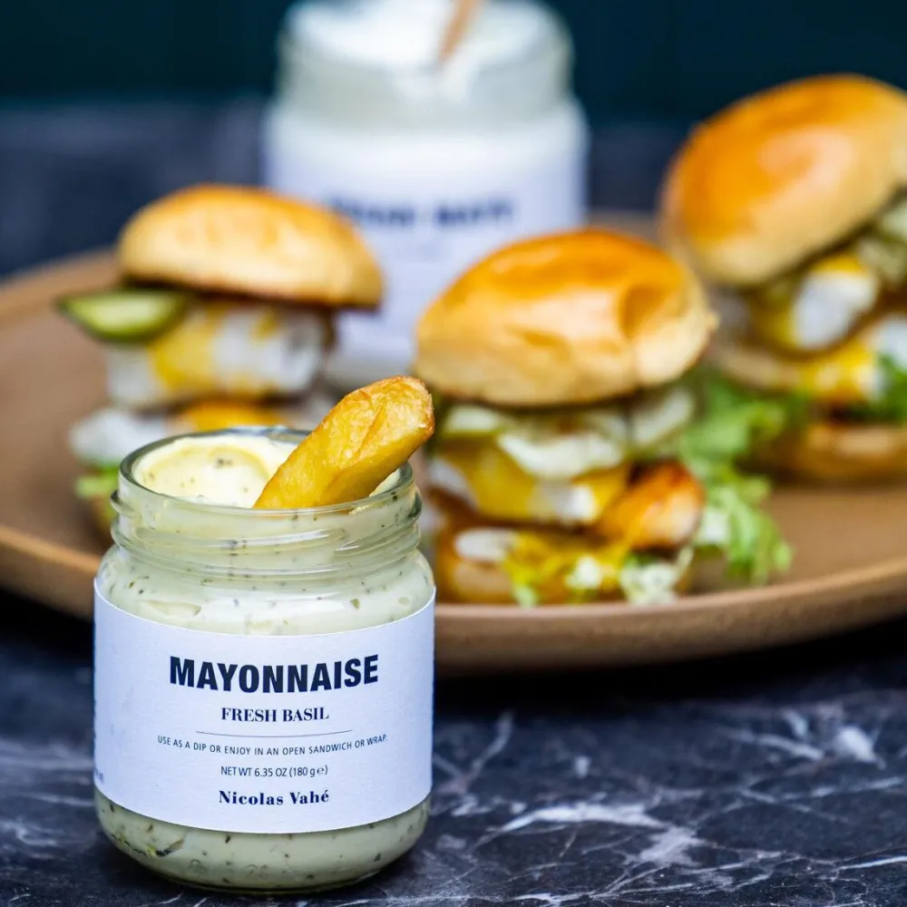 Nicolas Vahé Mayonnaise Fresh Basil^ Delikatesser