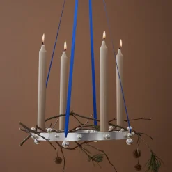 OYOY Pearl Advent Candleholder Silver^ Adventsstager