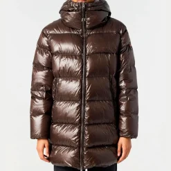 Parajumpers Ivonne Hooded Down Jacket Earth Brown^Dame Overtøj