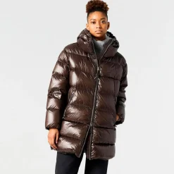 Parajumpers Ivonne Hooded Down Jacket Earth Brown^Dame Overtøj