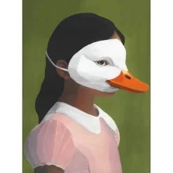 Poster & Frame Duckgirl A2^ Andet Boligtilbehør|Illustrationer & Plakater