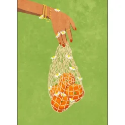 Poster & Frame Fresh Oranges 50x70 cm^ Andet Boligtilbehør|Illustrationer & Plakater