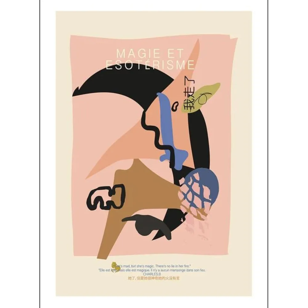 Poster & Frame Magie 50x70 cm^ Illustrationer & Plakater