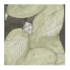 Poster & Frame My Dress Of Leaves 50x50 cm^ Illustrationer & Plakater