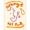 Poster & Frame Orange Wine 50x70 cm^ Andet Boligtilbehør|Illustrationer & Plakater