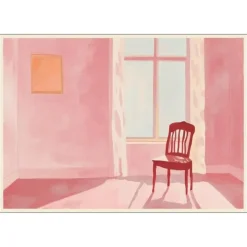 Poster & Frame Pink Room 50x70 cm^ Andet Boligtilbehør|Illustrationer & Plakater