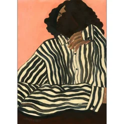 Poster & Frame Serene Stripes 50x70 cm^ Illustrationer & Plakater