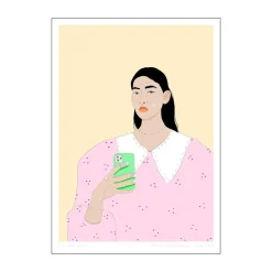 Poster & Frame Spejl A4^ Illustrationer & Plakater