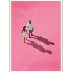 Poster & Frame While Walking A3^ Andet Boligtilbehør|Illustrationer & Plakater