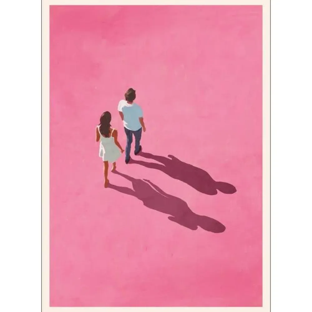 Poster & Frame While Walking A3^ Andet Boligtilbehør|Illustrationer & Plakater