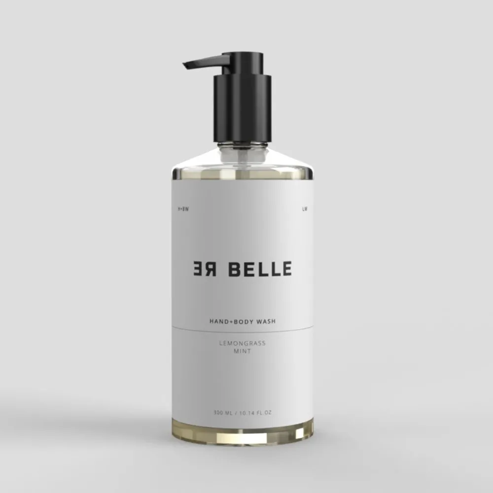 Rebelle Copenhagen Hand & Body Wash Lemongrass Mint 300 ml^ Badeværelse|Velvære