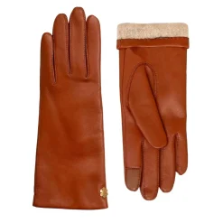 RHANDERS Anna Leather Gloves Cognac^Dame Accessories|Accessories
