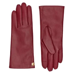 RHANDERS Anna Leather Gloves Dark Red^Dame Accessories|Accessories