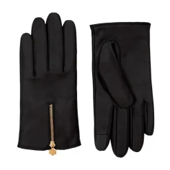 RHANDERS Arabella Leather Gloves Black^Dame Accessories|Accessories