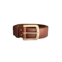 RHANDERS Buckingham Grand Belt Cognac/Gold^Dame Accessories|Accessories