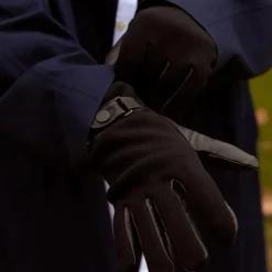 RHANDERS Carl Cotton Gloves Black^ Accessories|Accessories