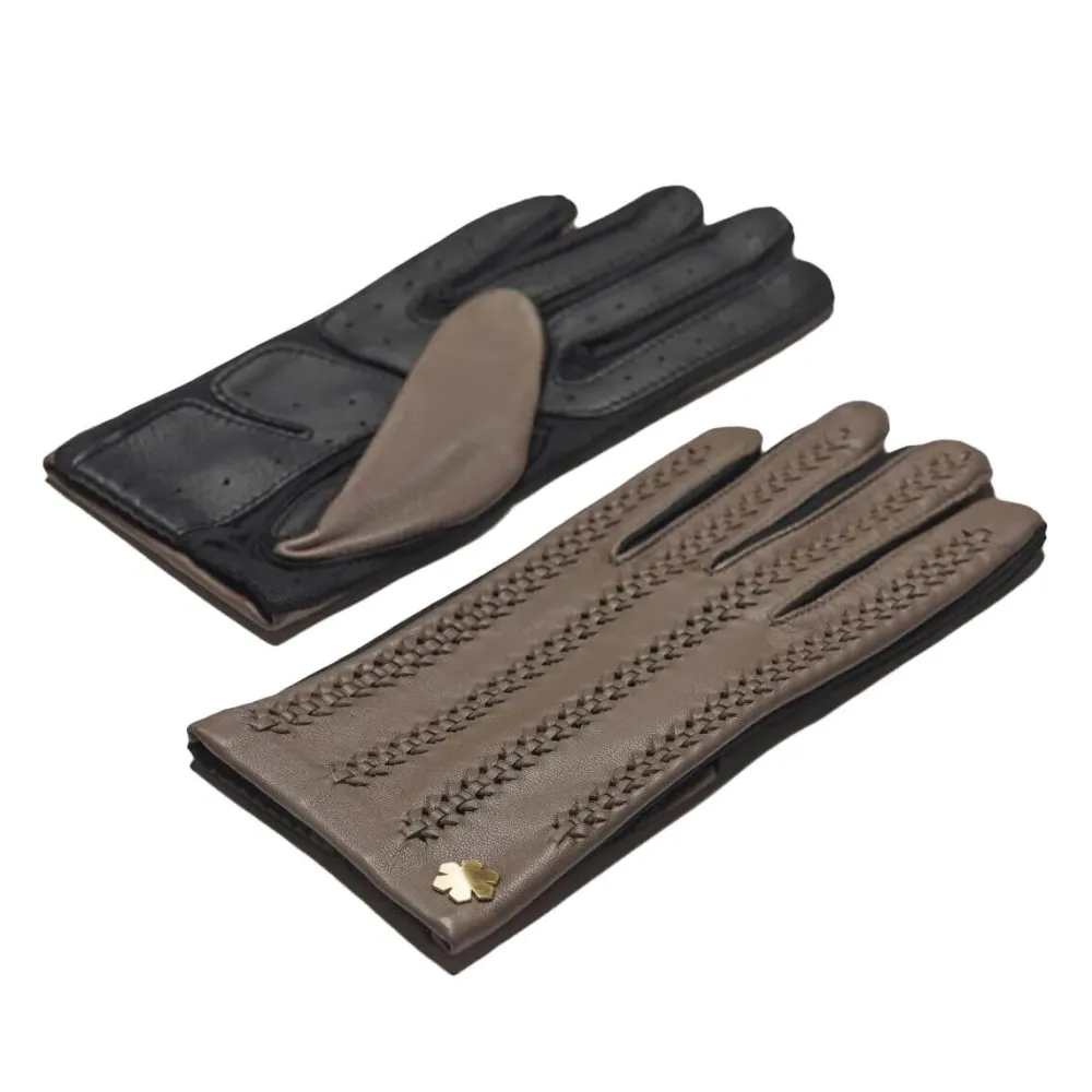 RHANDERS Emma Leather Gloves Taupe^Dame Accessories|Accessories