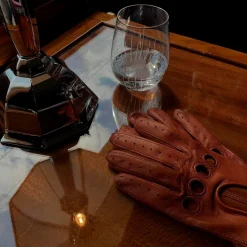 RHANDERS Frederik Leather Gloves Cognac^ Accessories|Accessories