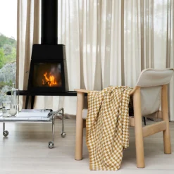 Røros Tweed MIMI Throw Tobacco^ Sengetøj & Sengetæpper|Plaider