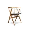 Sibast Furniture No 8 Chair Eg Olie Sort Saga Læder^ Stue|Stole