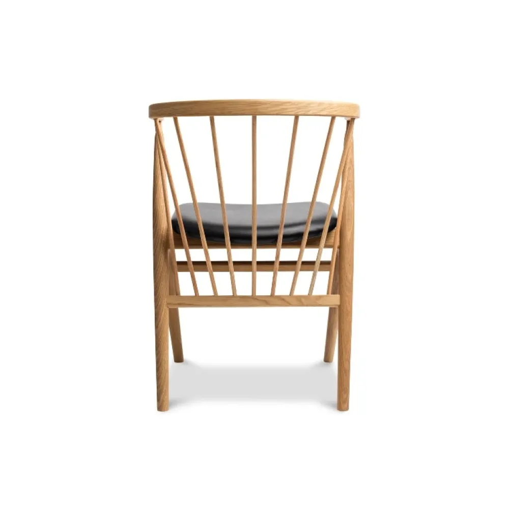 Sibast Furniture No 8 Chair Eg Olie Sort Saga Læder^ Stue|Stole