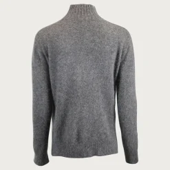 Six Ámes Jade Sweater Dark Grey Melange^Dame Overdele