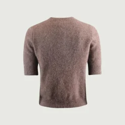 Six Ámes Rocca Sweater Chocolate Mélange^Dame Overdele