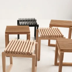 Skagerak Cutter Skammel Sort^ Stole