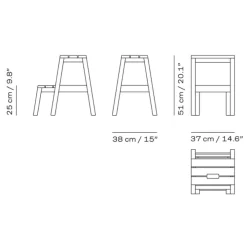 Skagerak Dania Trappestol Teak^ Stue|Køkken