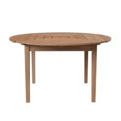 Skagerak Drachmann Table Teak Ø126^ Udendørs|Havemøbler