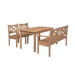 Skagerak Skagen Sæt Teak^ Udendørs|Havemøbler