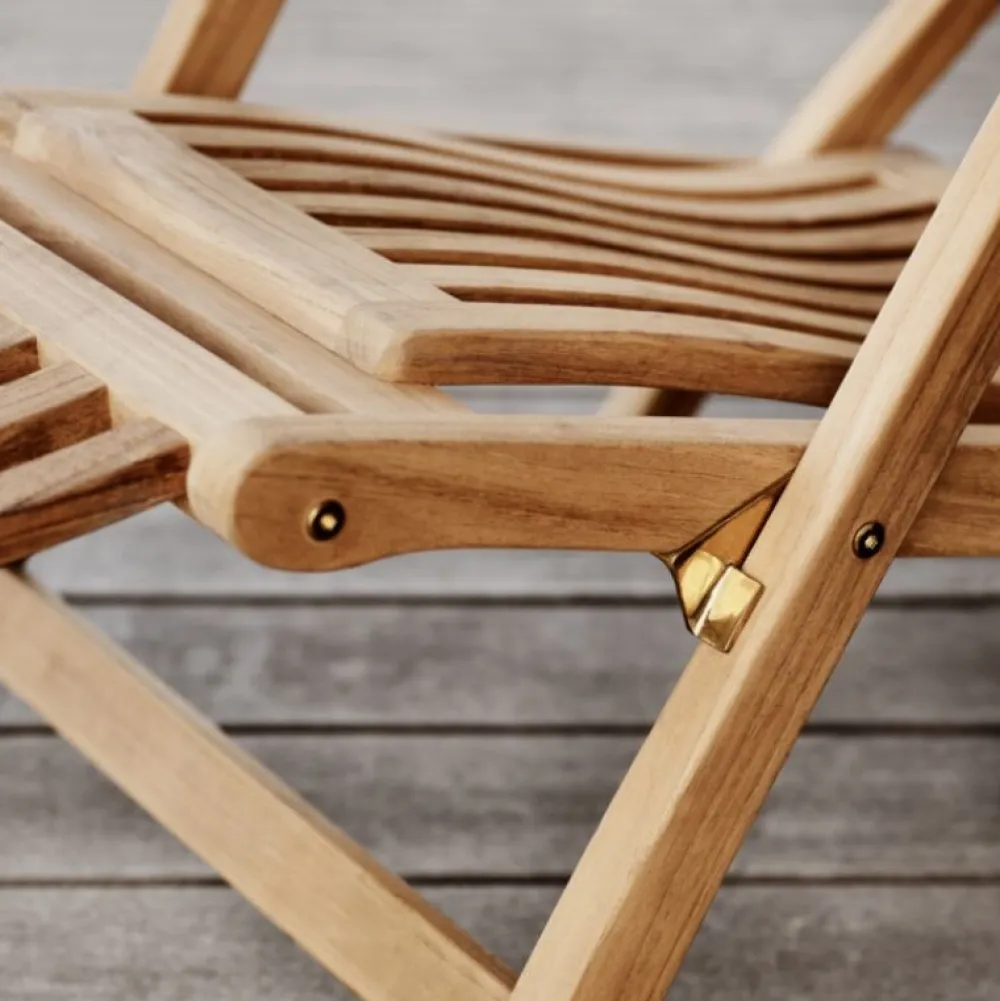 Skagerak Steamer Deck Chair Teak^ Udendørs|Havemøbler