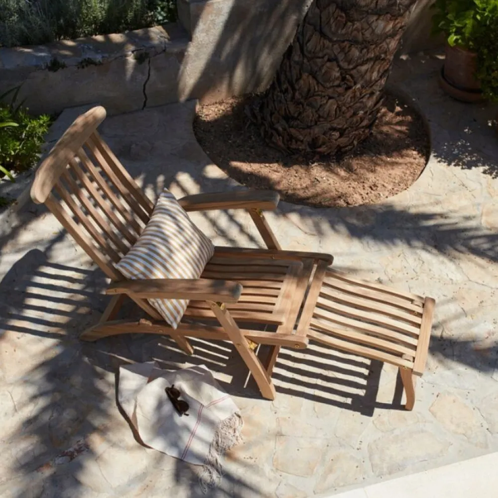 Skagerak Steamer Deck Chair Teak^ Udendørs|Havemøbler
