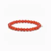 Soï Krystal Armbånd Rød Jade Large^Dame Accessories|Smykker