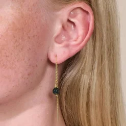 Soï Krystal Ella Øreringe Grøn Jade^Dame Accessories|Smykker